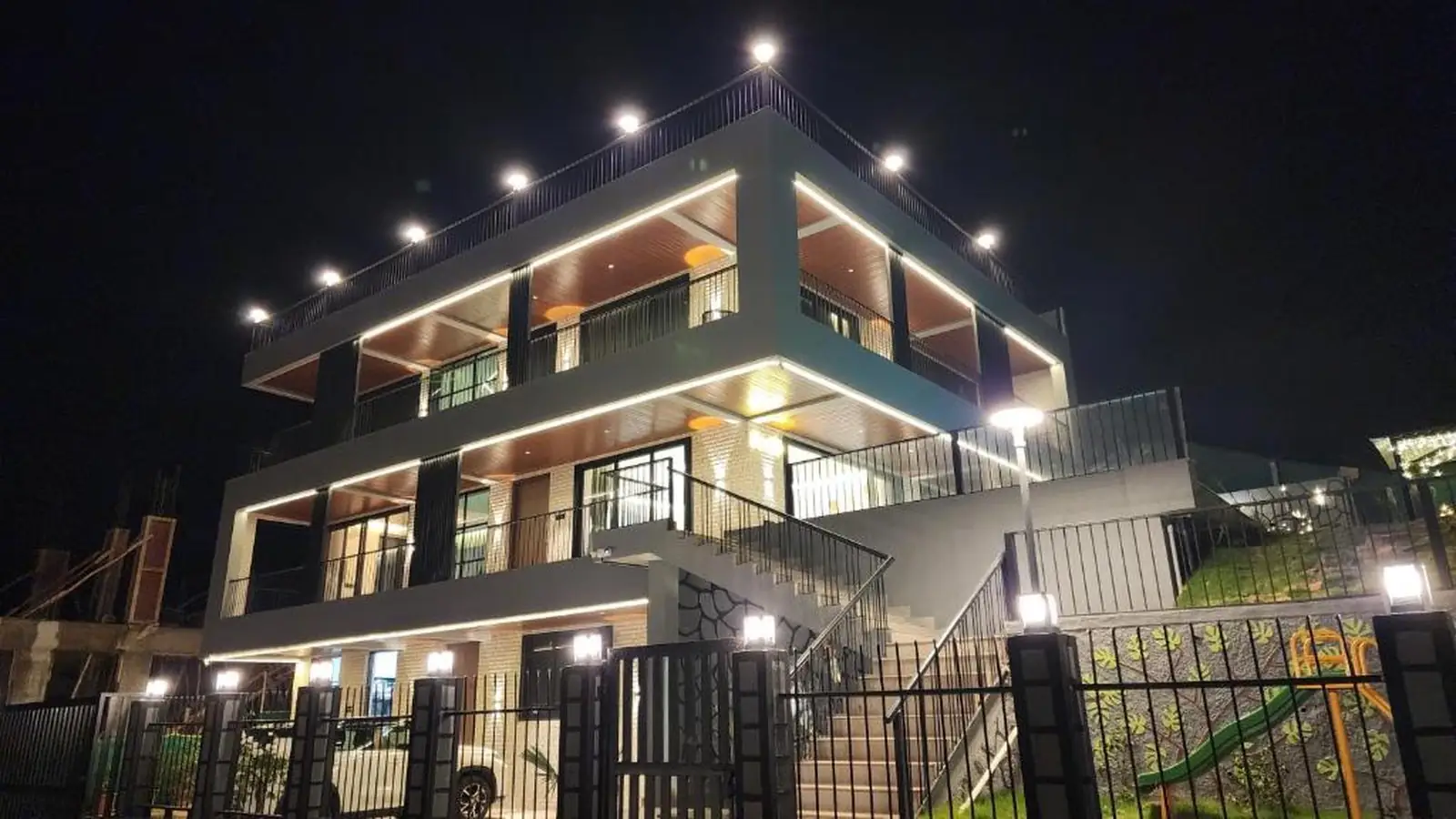 Dolce Villa exterior — night — Dolce Villa, Igatpuri