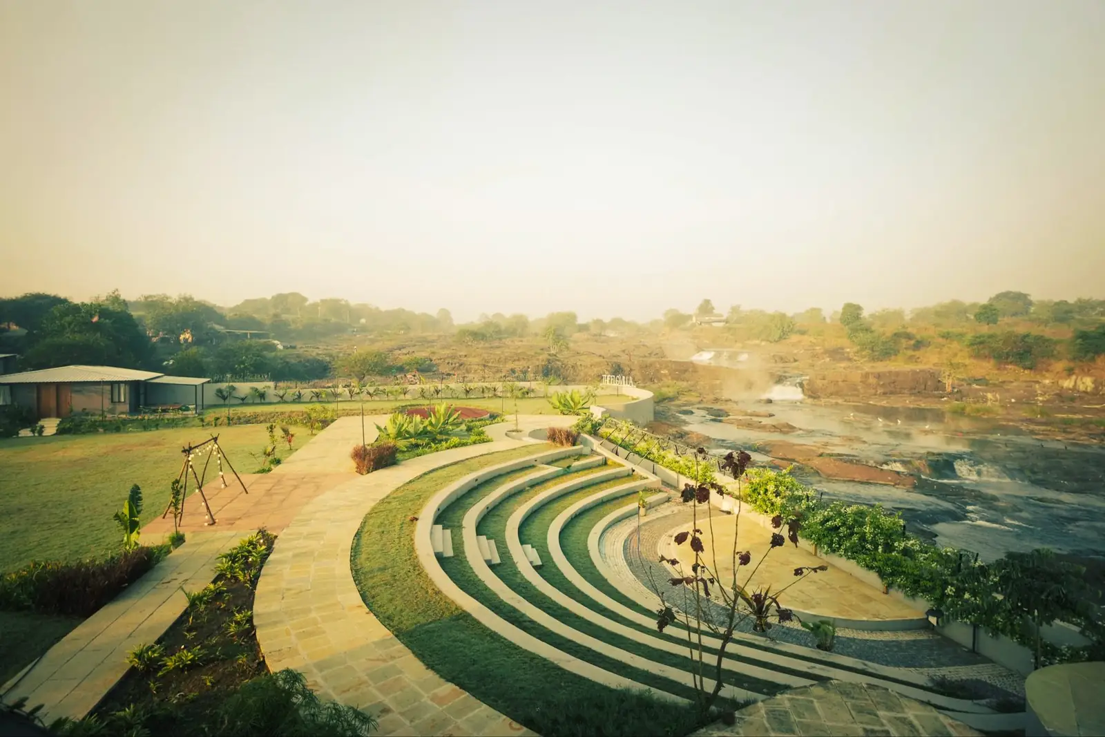 Amphitheatre & grounds — The Flo Villa, Igatpuri