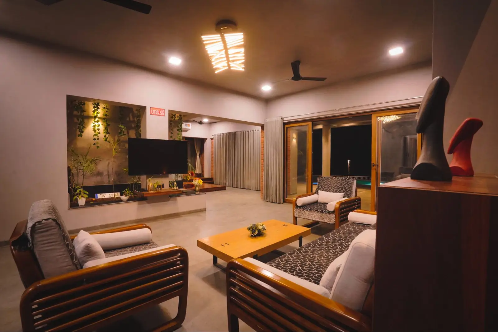 Living & lounge — The Flo Villa, Igatpuri