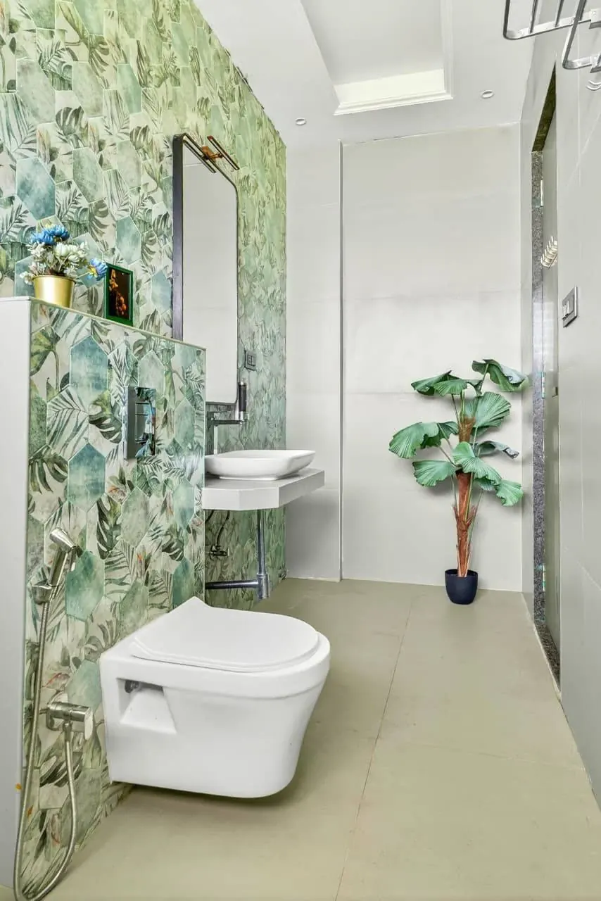 Attached bathroom — Greenwood Villa, Igatpuri
