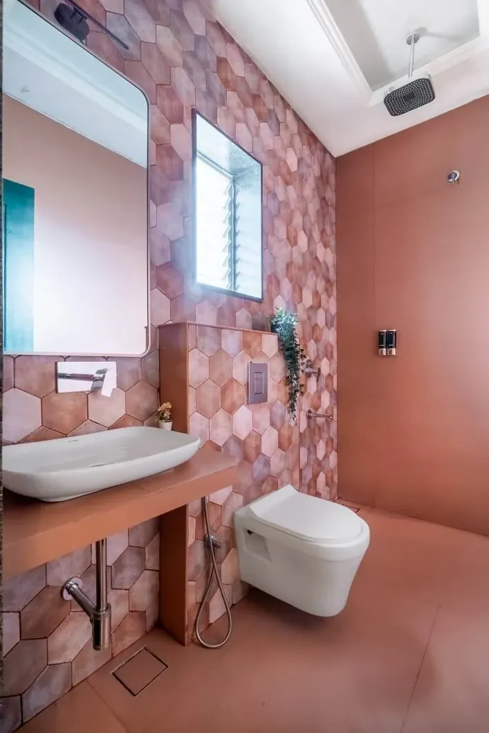 Attached bathroom — Greenwood Villa, Igatpuri