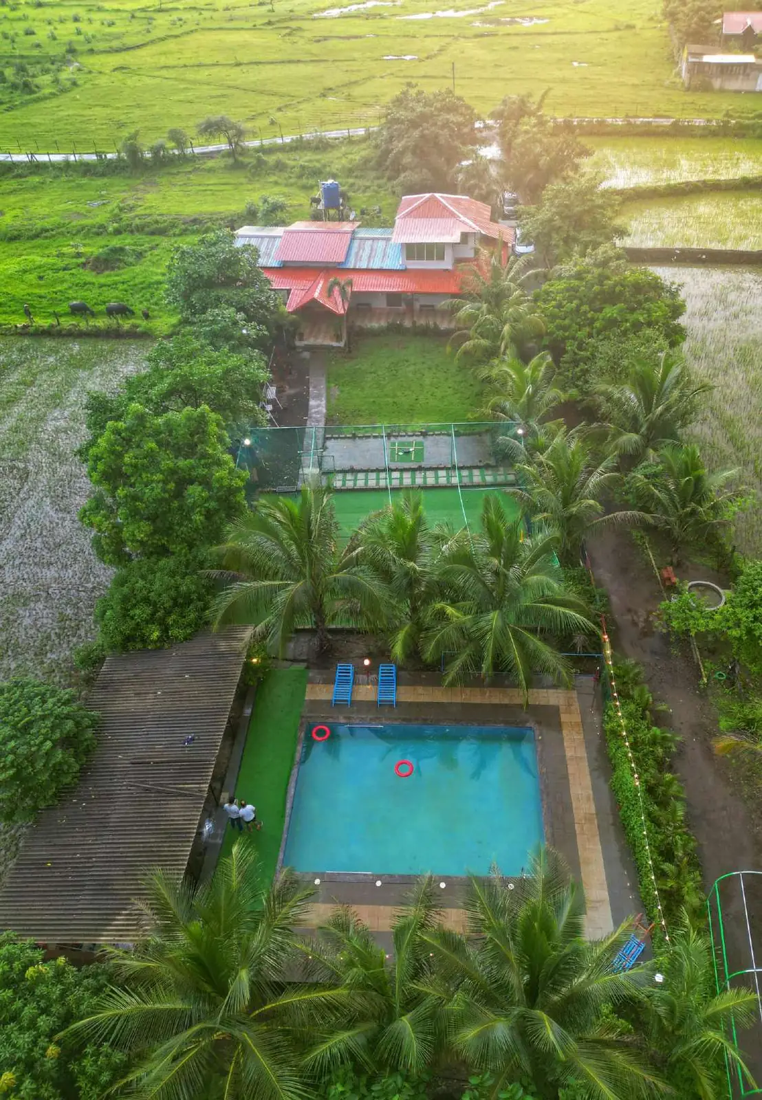 Karvi Farm from above — Karvi Farm, Karjat