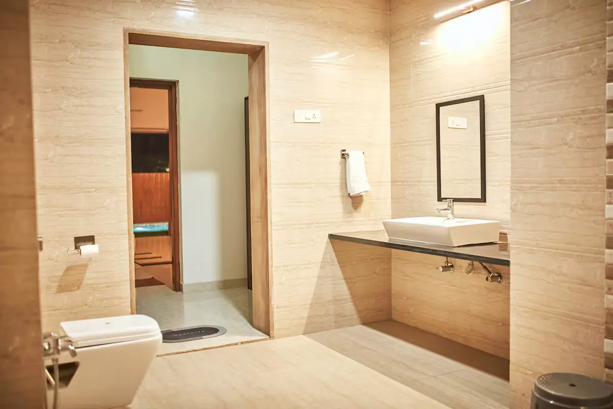 Bathroom — Madhavi's Villa, Lonavala