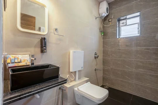 Attached bathroom — Majestic Cascade Villa, Karjat