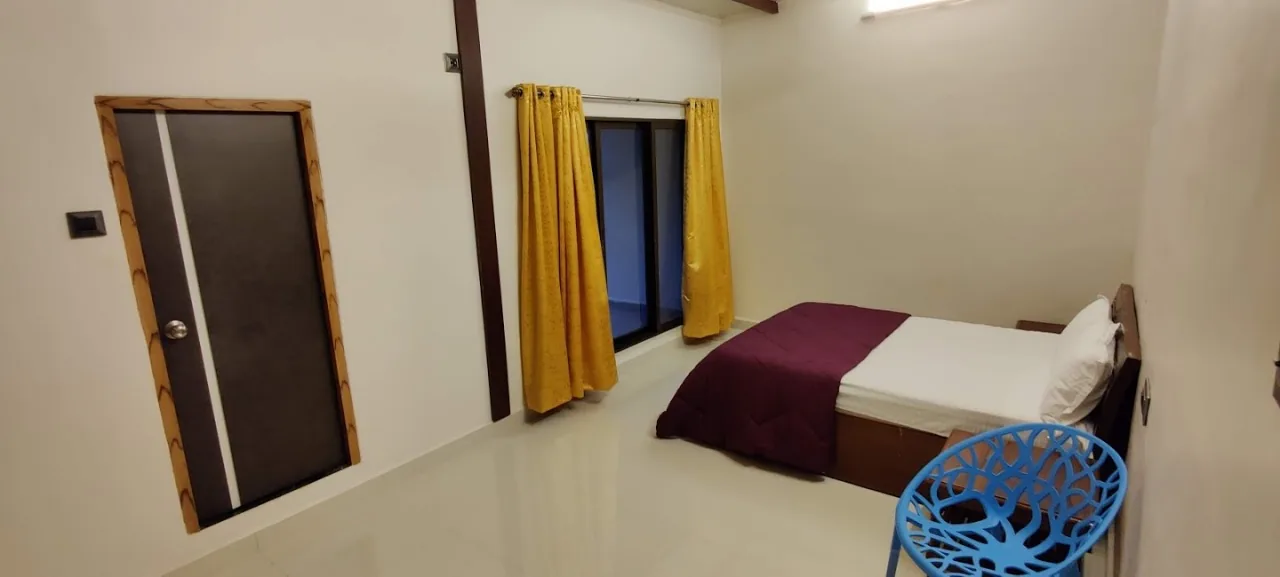 Bedroom 4 — one king, with its own sitout — Misty Cascades, Karjat